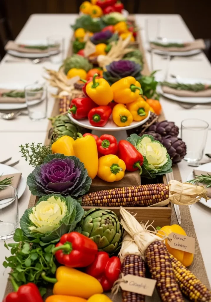Abundant Edible Tablescape