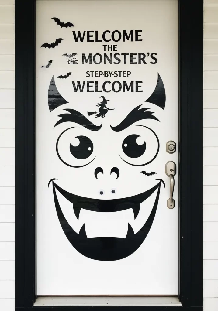 Monstrous Door Decals