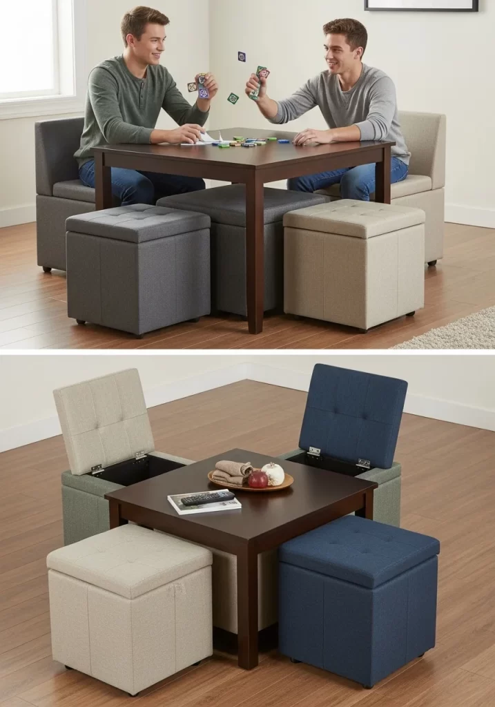 The Convertible Cube Seating Set