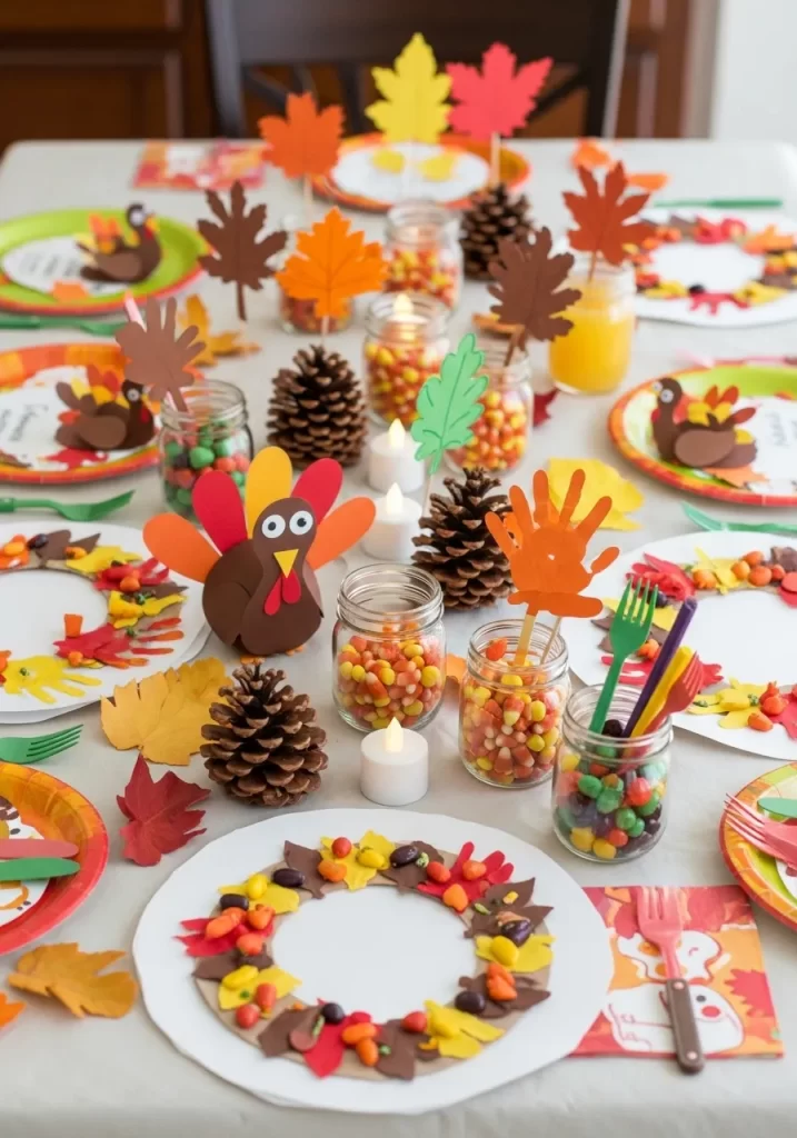 The Playful Kids' Thanksgiving Table