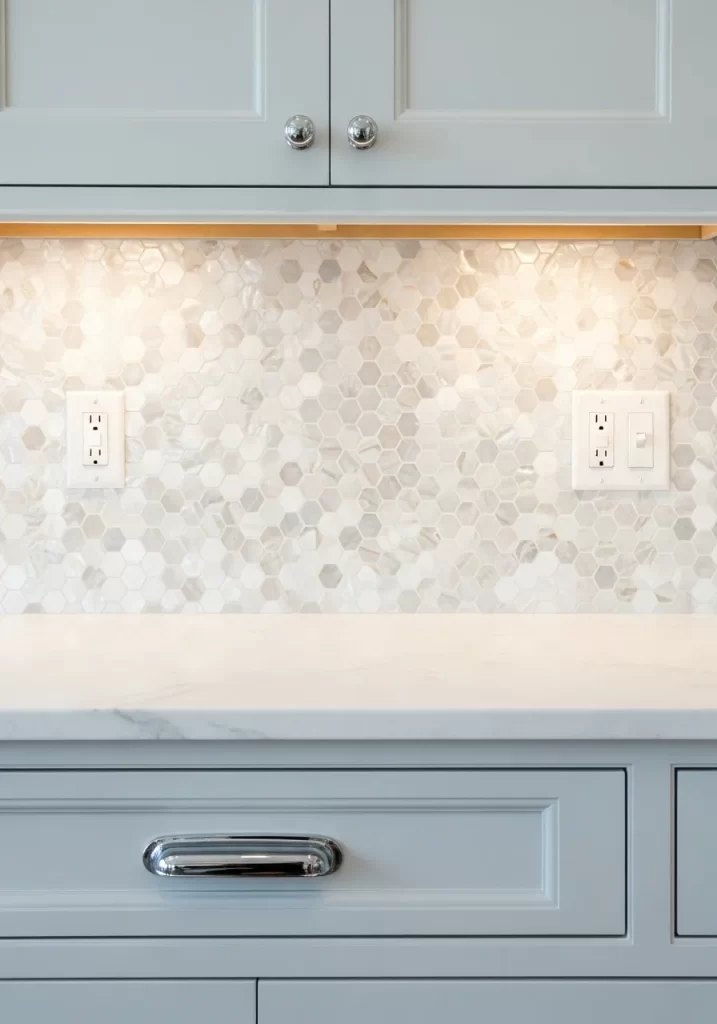 Pearlescent Hexagon Glow