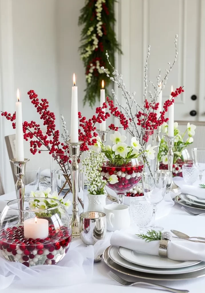 The Cranberry & Silver Sparkle