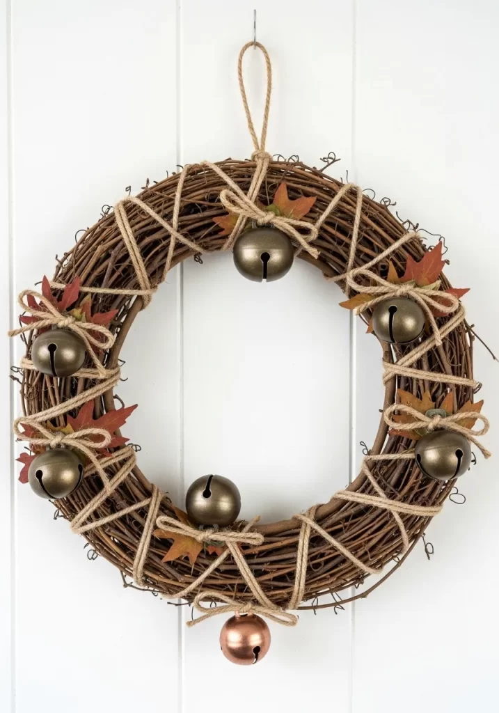 Rustic Jingle Bell Wreath
