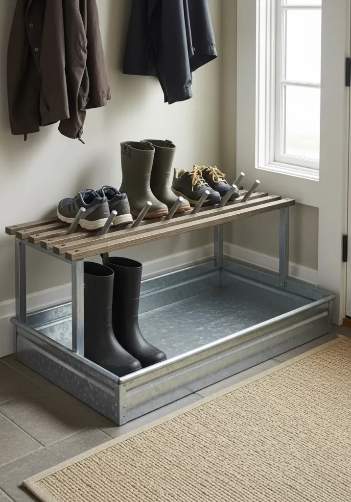 The Mudroom Boot Station