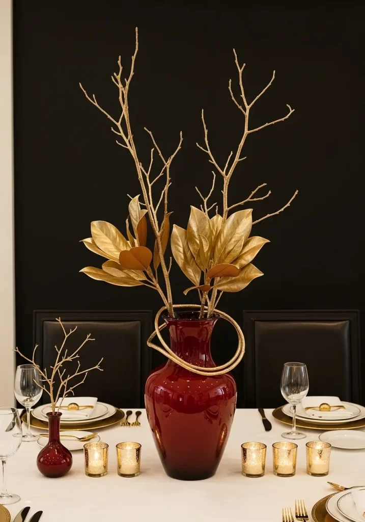 The Gilded Autumn Table Setting