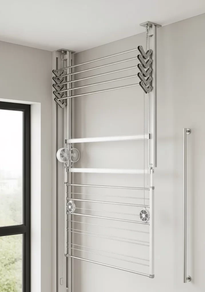 The Ceiling-Mounted Drying Rack