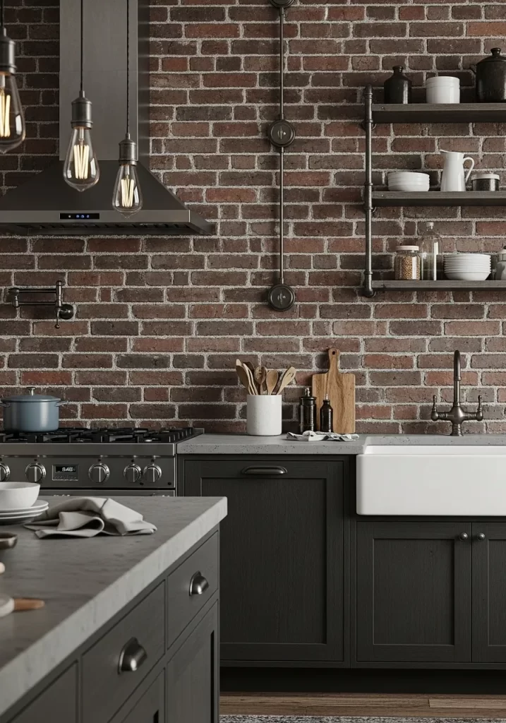 Exposed Brick Industrial Edge