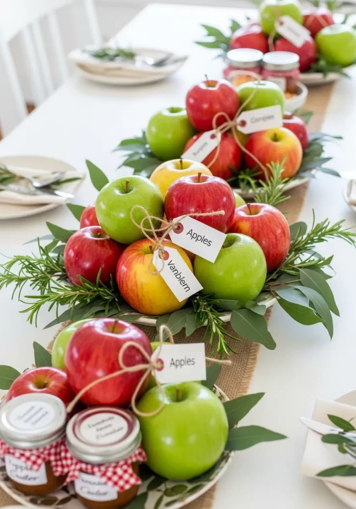 Fresh Apple Harvest Display