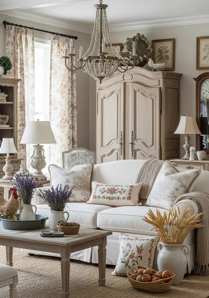 The French Country Autumn Living Room
