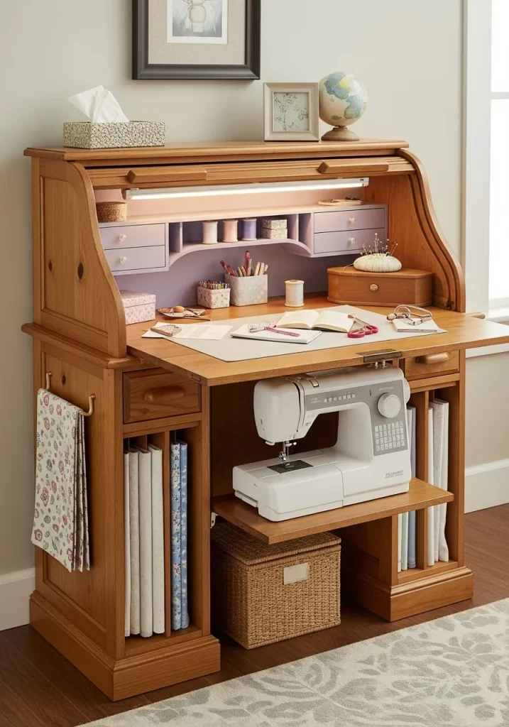 The Crafting Roll-Top Desk