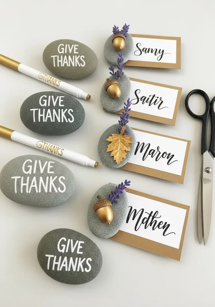 Personalized Thanksgiving Place Cards