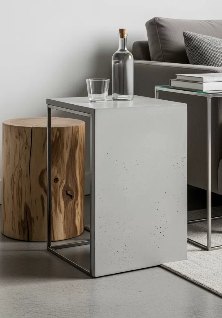 The Modern Industrial Side Tables