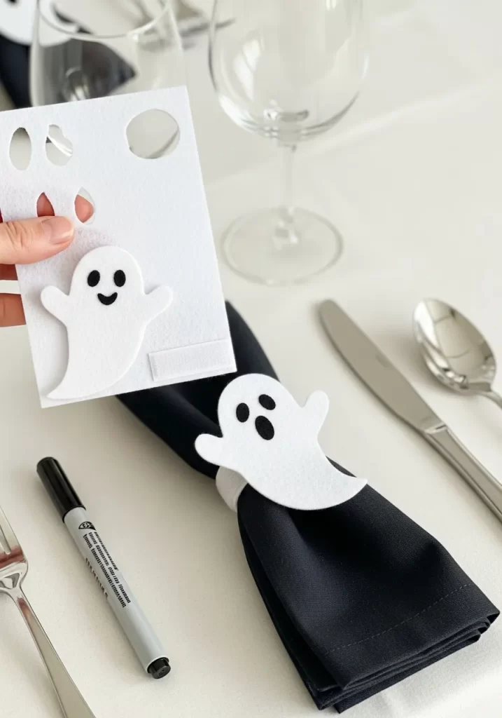 Ghostly Napkin Rings