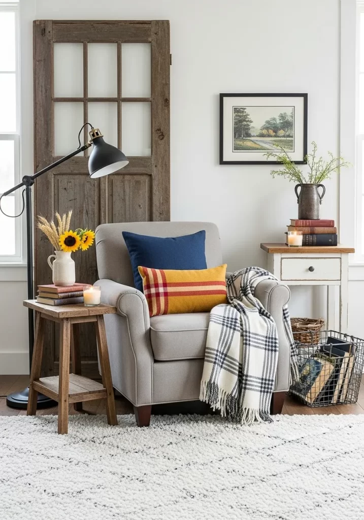 The Farmhouse Comfort Corner