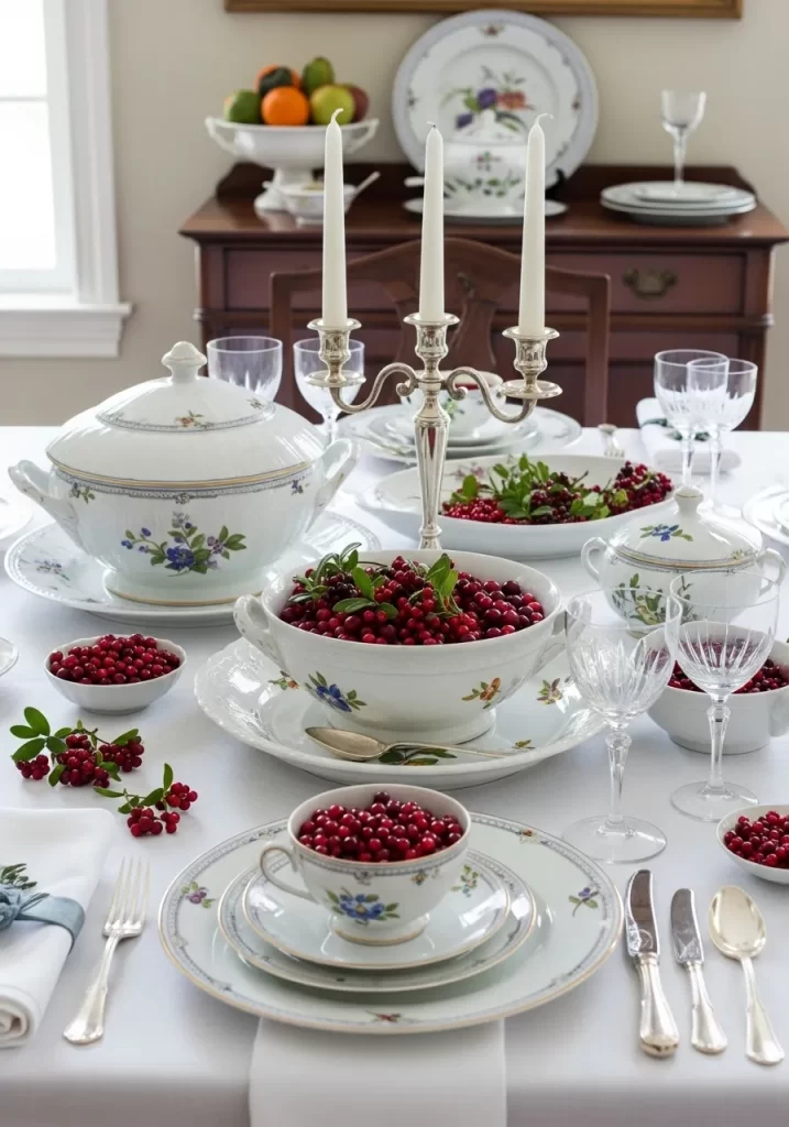 The Classic Cranberry & Porcelain