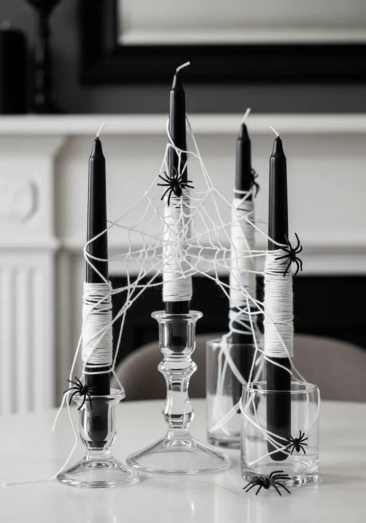  Spiderweb Candle Arrangement