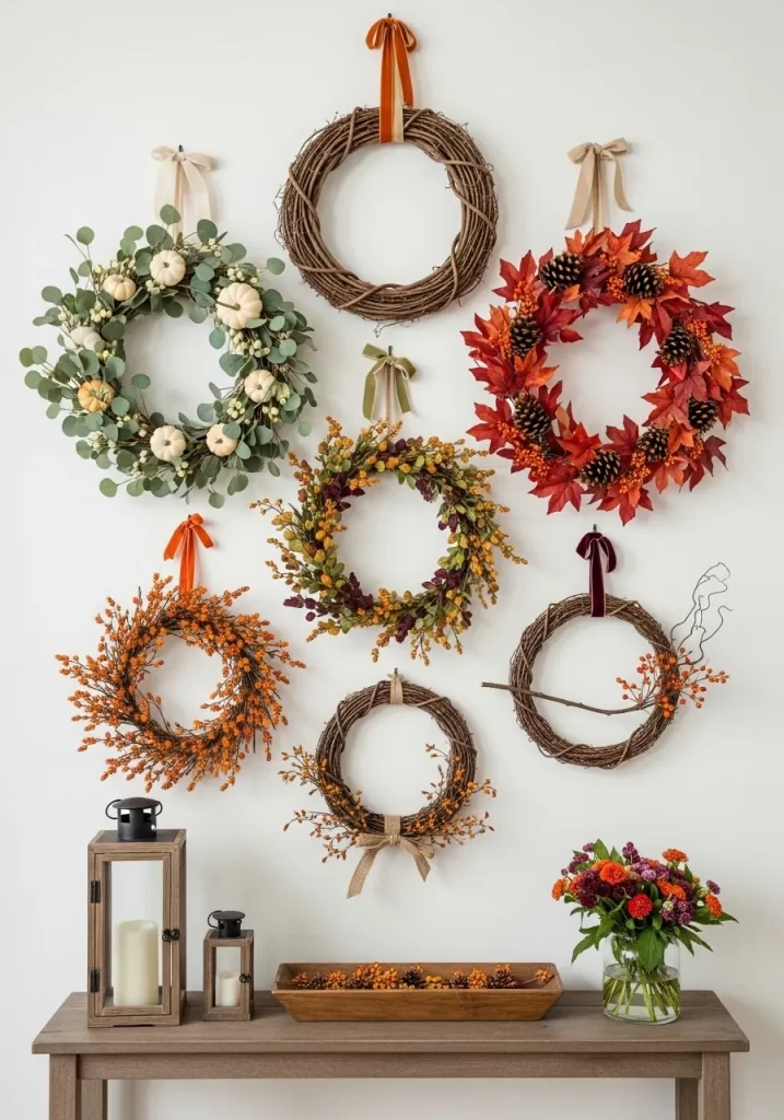 The Autumn Wreath Gallery Wall