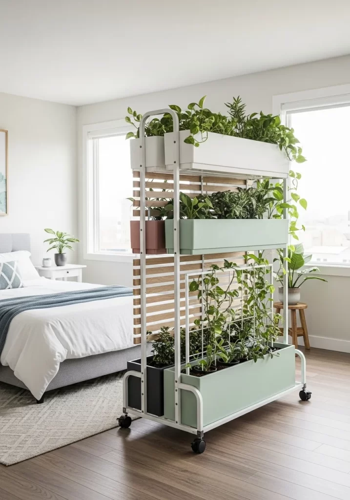 The Mobile Plant Room Divider