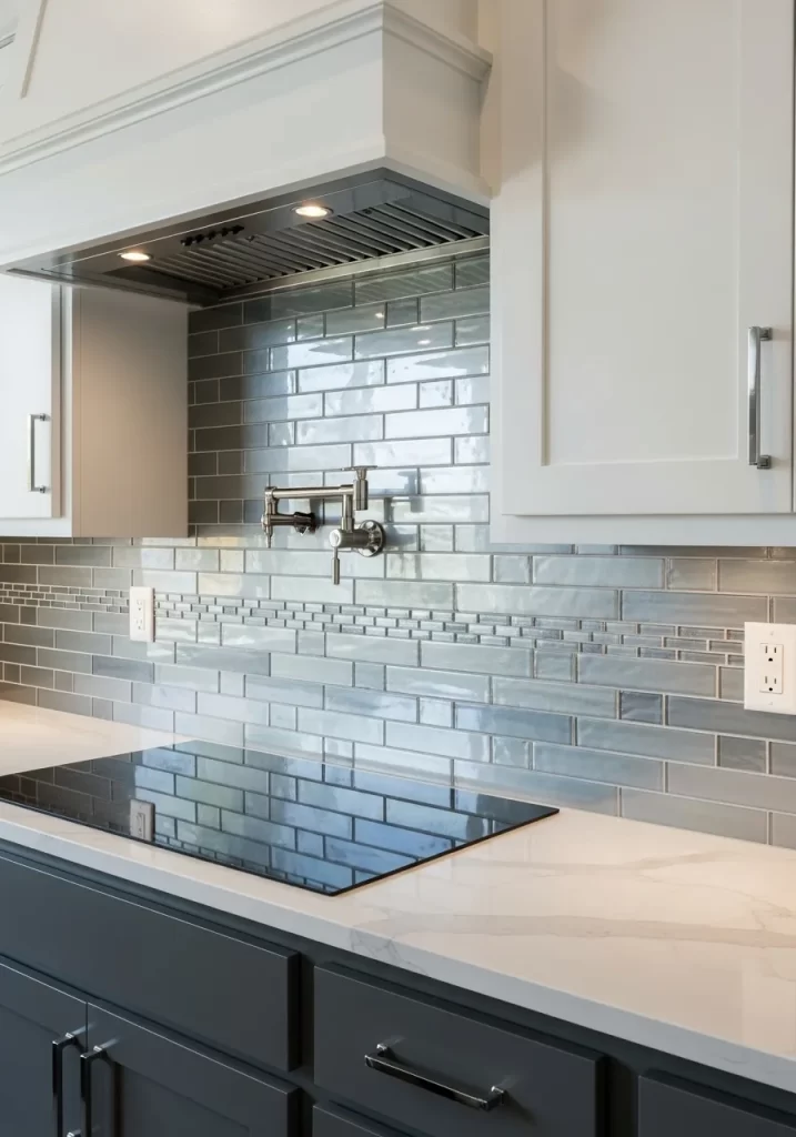 Sleek Grey Glass Fusion