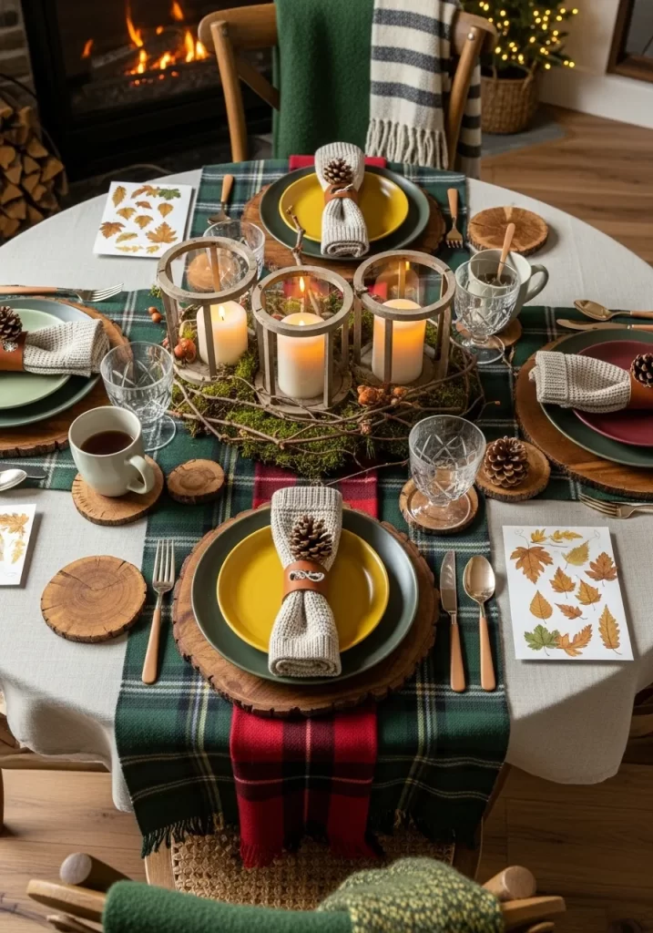 Cozy Cabin Tablescape