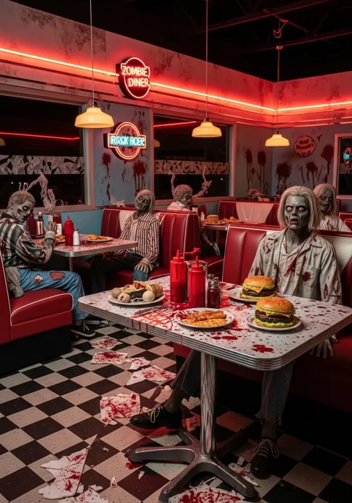 The Zombie Diner Disaster