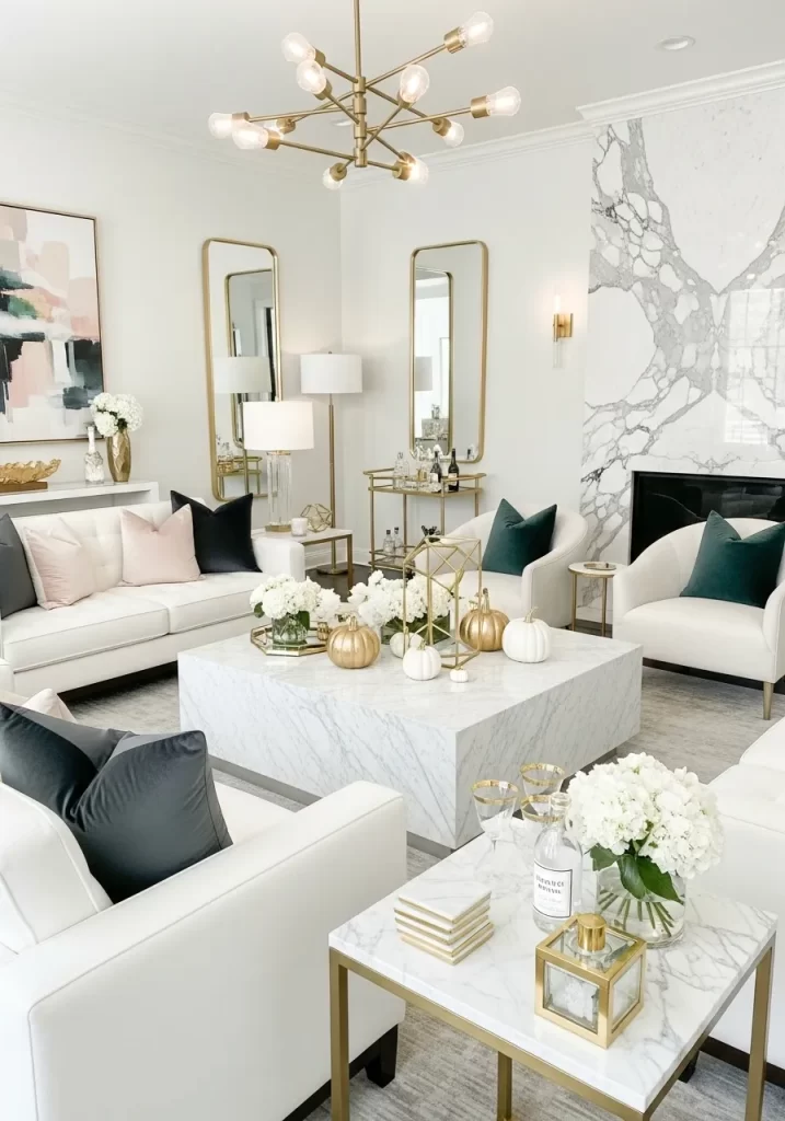 The Chic Marble Hearth The Chic Marble Hearth