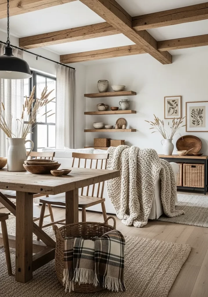 The Rustic Farmhouse Dining & Living