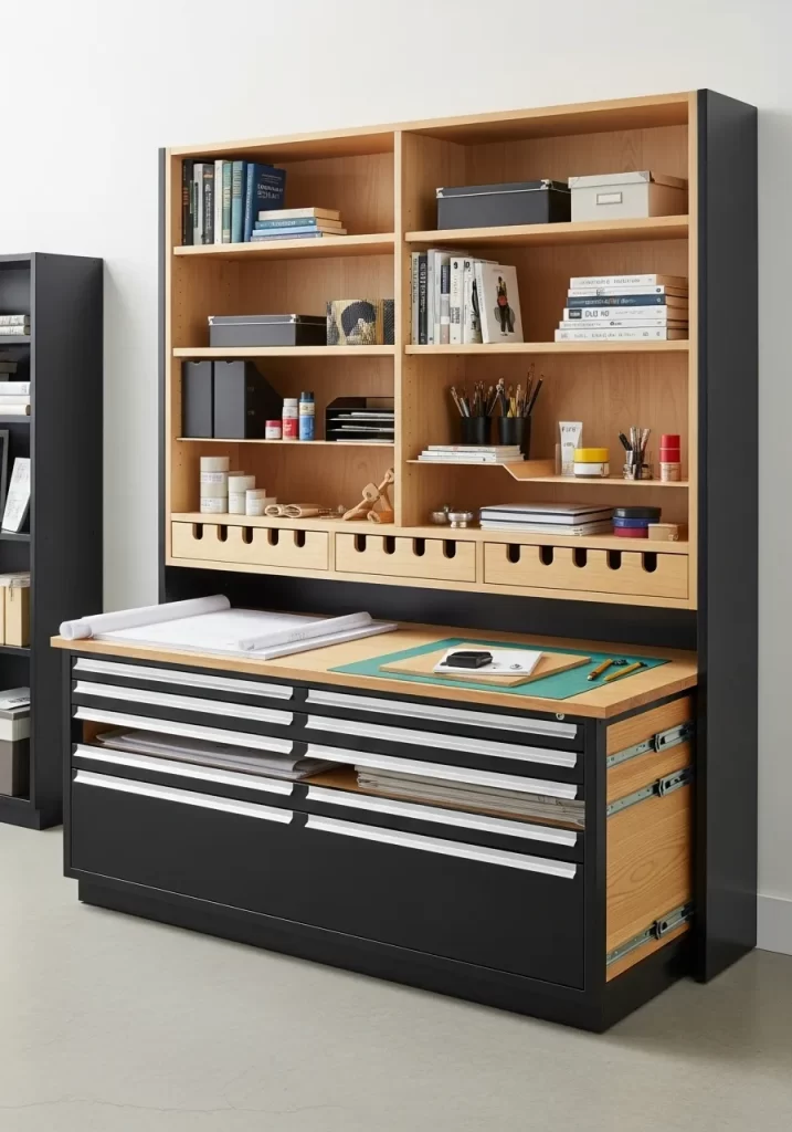 The Drafting Table Storage System