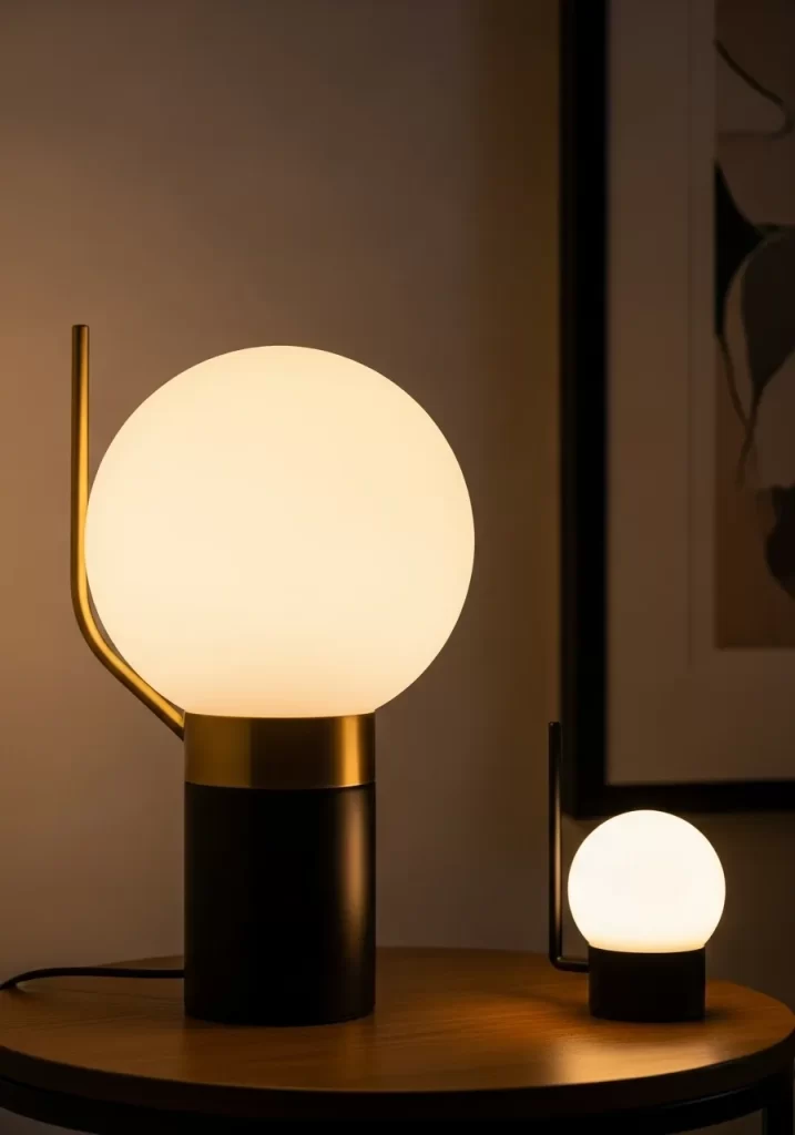 The Modern Orb Lamps