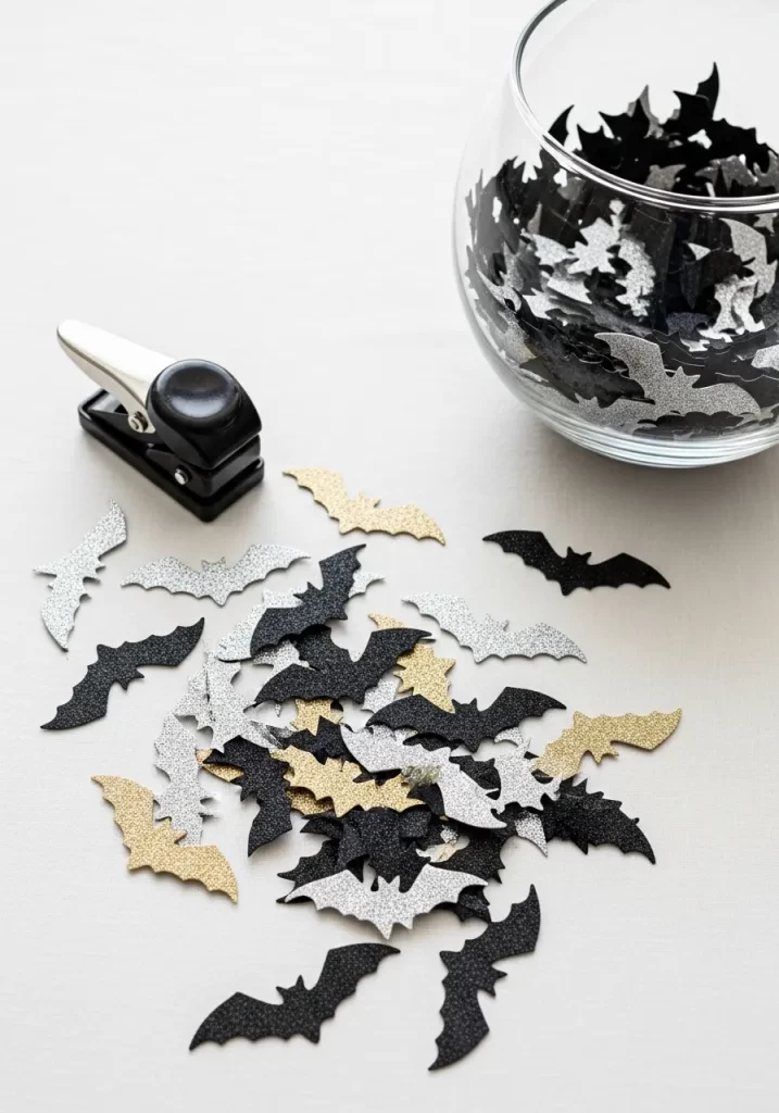 Sparkling Bat Confetti