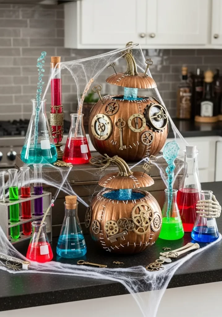 Steampunk Mad Scientist's Lab