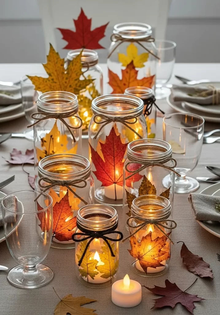 The Luminous Leaf Jar Glow