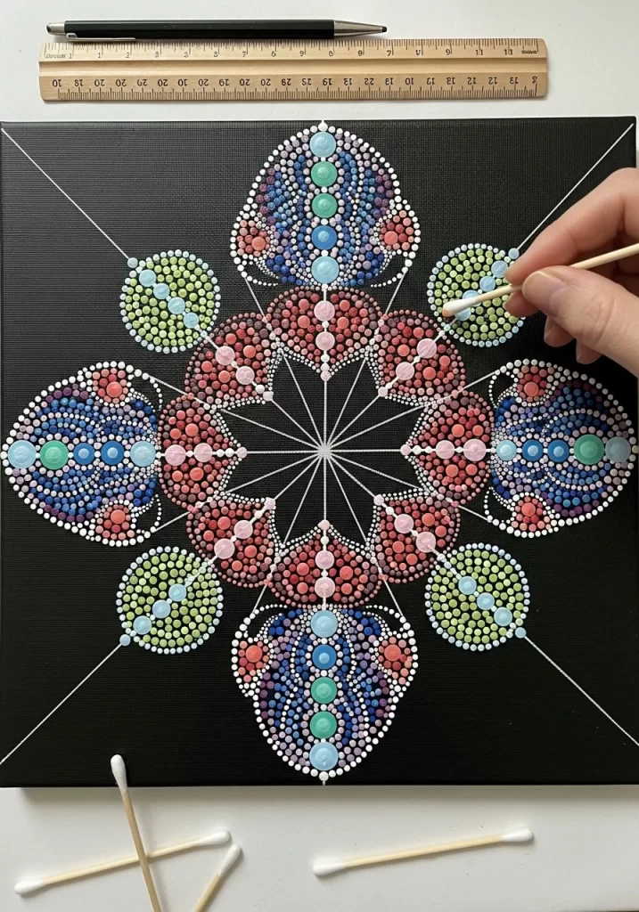 Radiant Dot Mandala