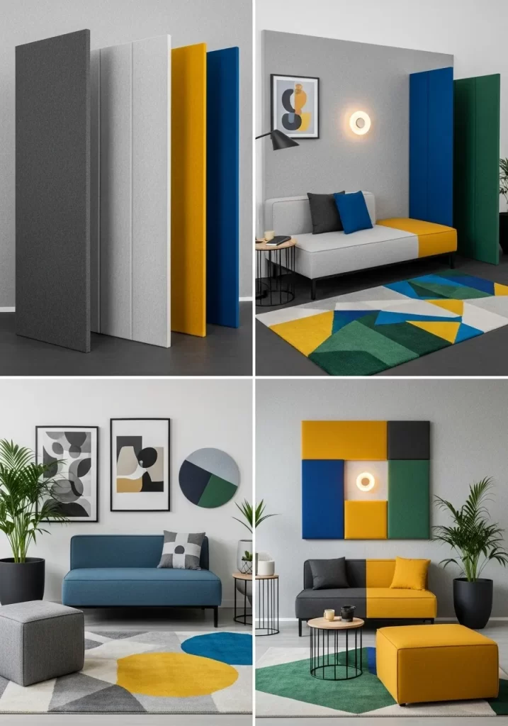 Recycled PET Felt Acoustic Panels