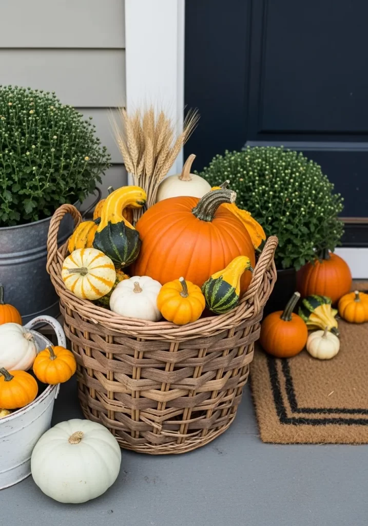 Basket of Autumn Bounty
