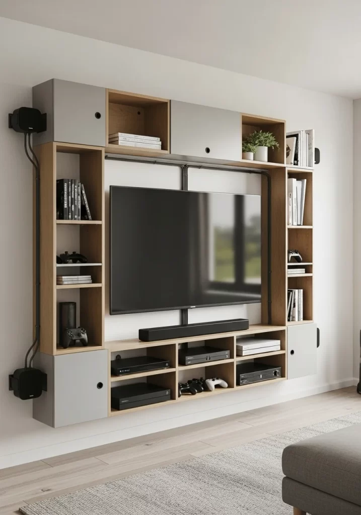 The Wall-Mounted Media Center