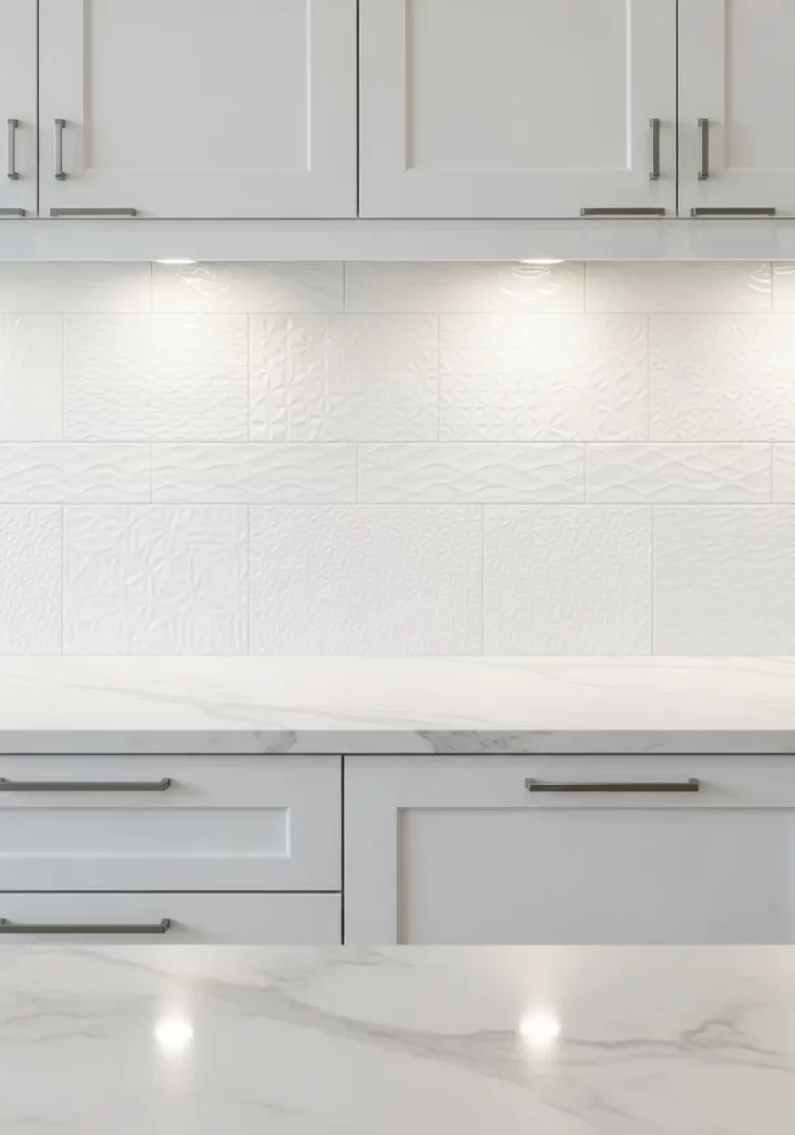 Textured White Serenity