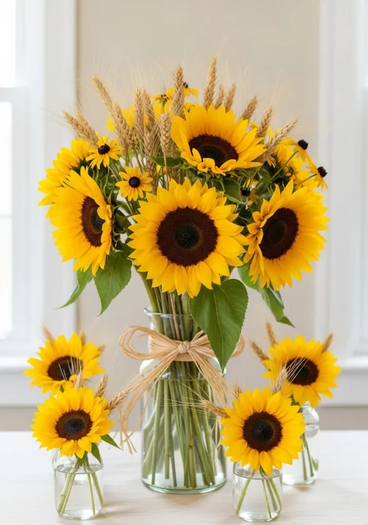 Rustic Sunflower Centerpiece