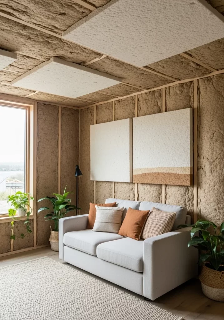 Natural Fiber Wall & Ceiling Insulation