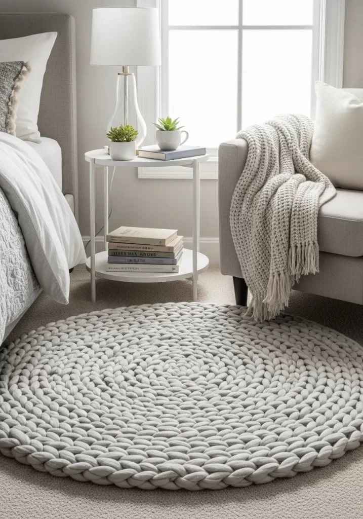 The Chunky Knit Round Rug