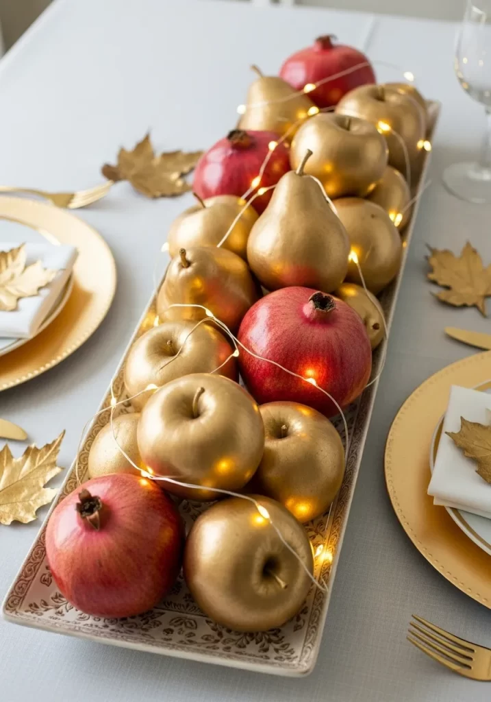 Radiant Gold & Pomegranate Glow