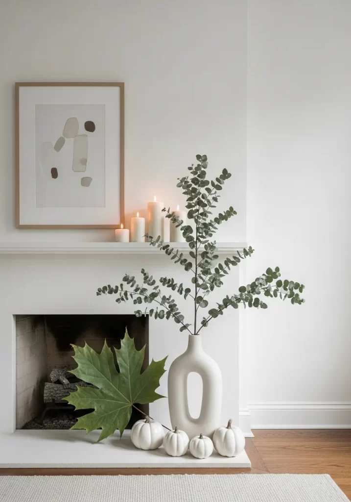 The Modern Hearthside Fall Display