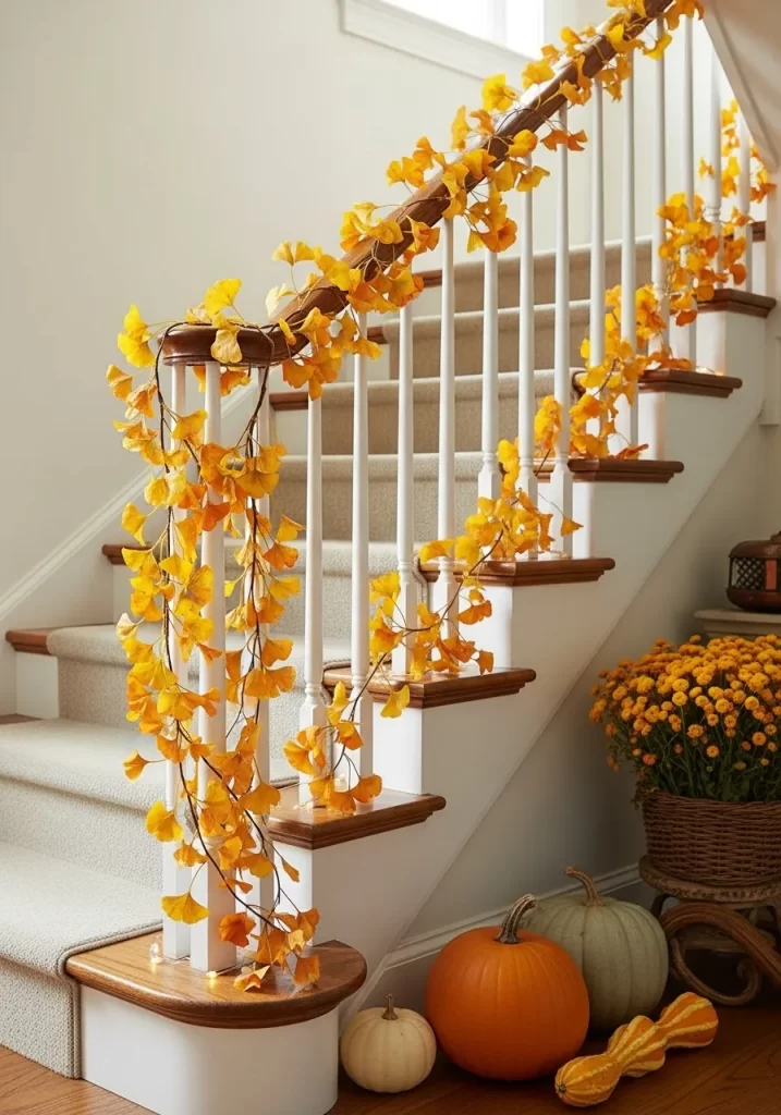 The Golden Gingko Staircase