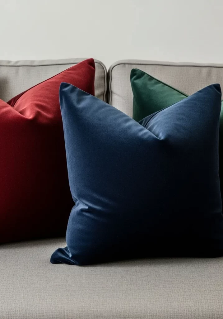 Jewel-Toned Velvet Pillows