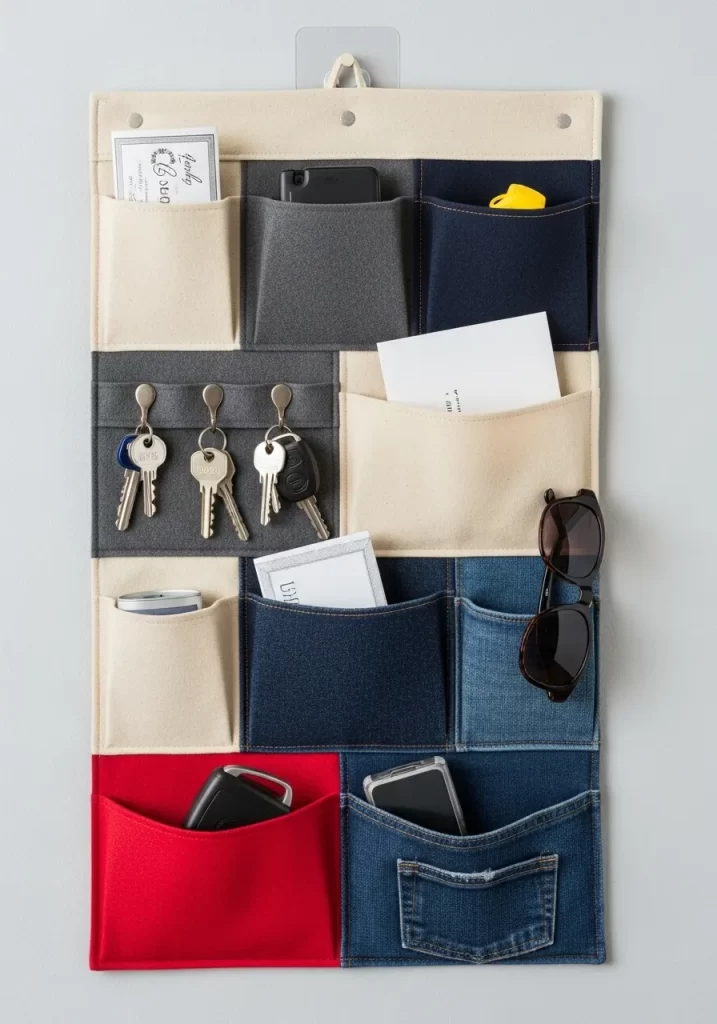The Fabric Pocket Wall Organizer