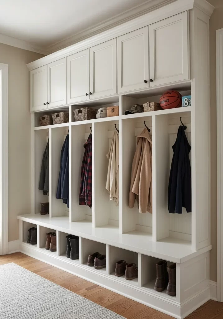 The Family Mudroom Built-In