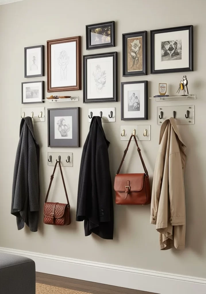 The Gallery Wall & Coat Solution