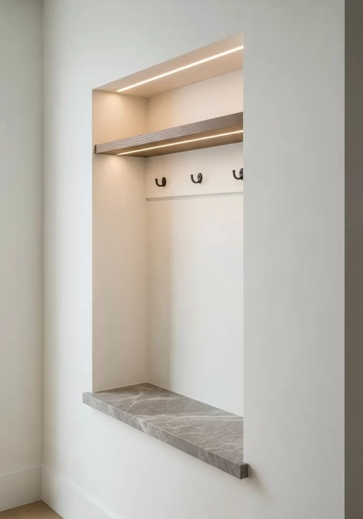 The Recessed Entryway Nook