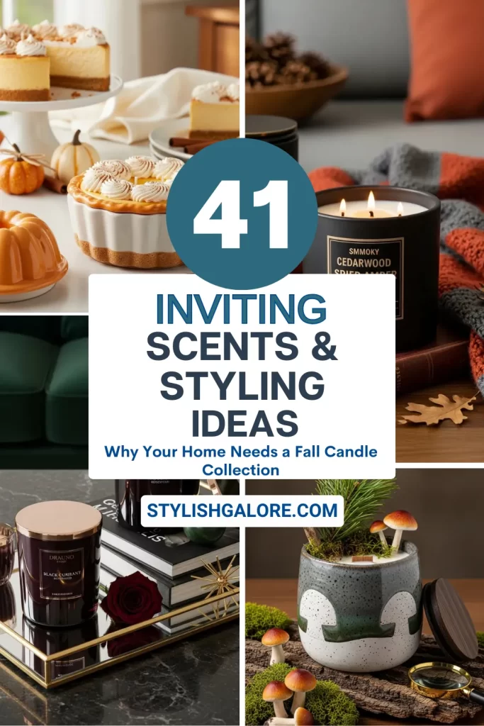 Fall Candle Styling