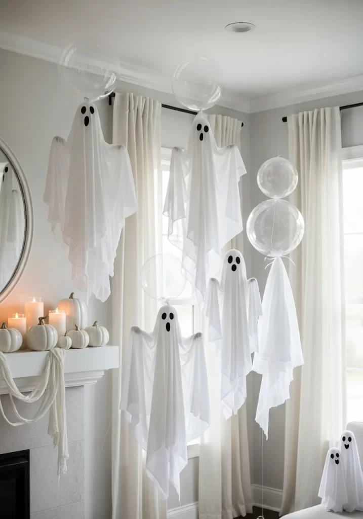 Floating Balloon Ghosts